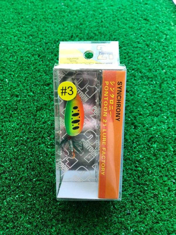 

Блесна вертушка Pontoon 21 SYNCHRONY #3.0 (6.6g), Зелёный