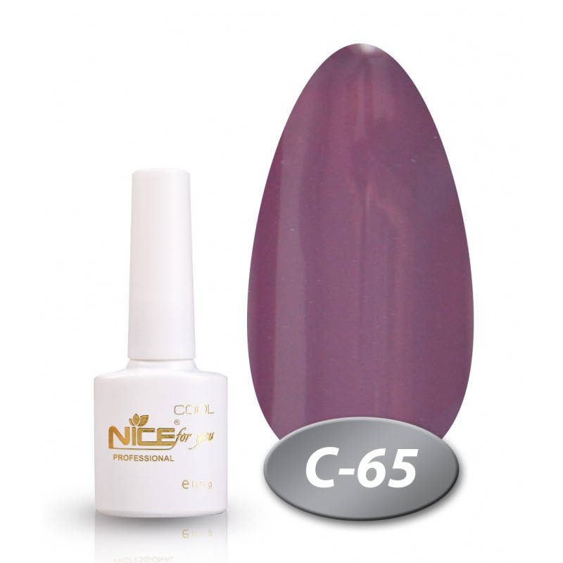 

Гель-лак Nice for You COOL C-065 фиолетовый 8,5 мл