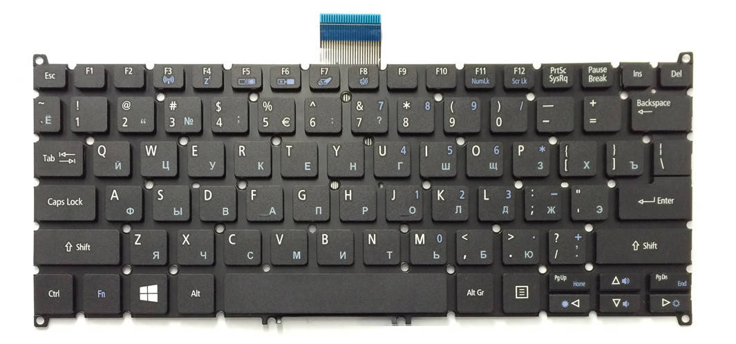 

Клавиатура ACER Aspire E3-111, E3-112, ES1-111, ES1-111M, V5-122, Черный