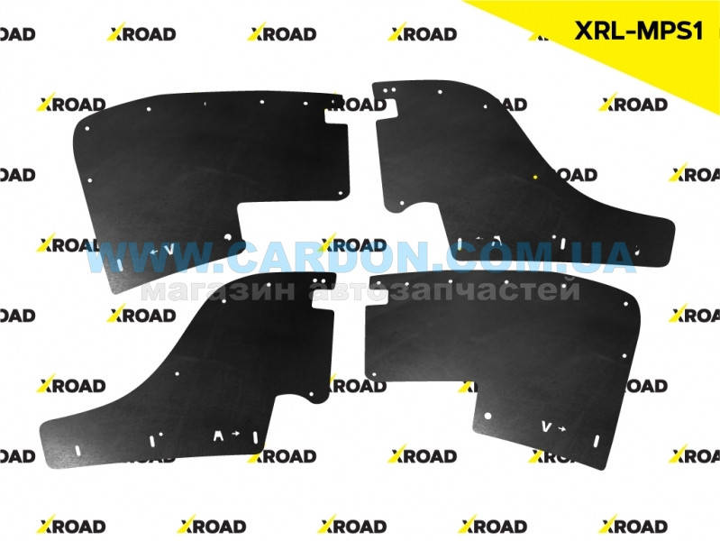 

Комплект увеличенных боковых пыльников моторного отсека с набором клипс Mitsubishi Pajero Sport G1