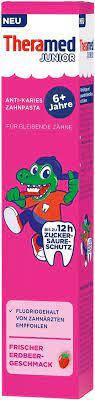 

Зубная паста детская Theramed Junior 6+ клубника 75мл.