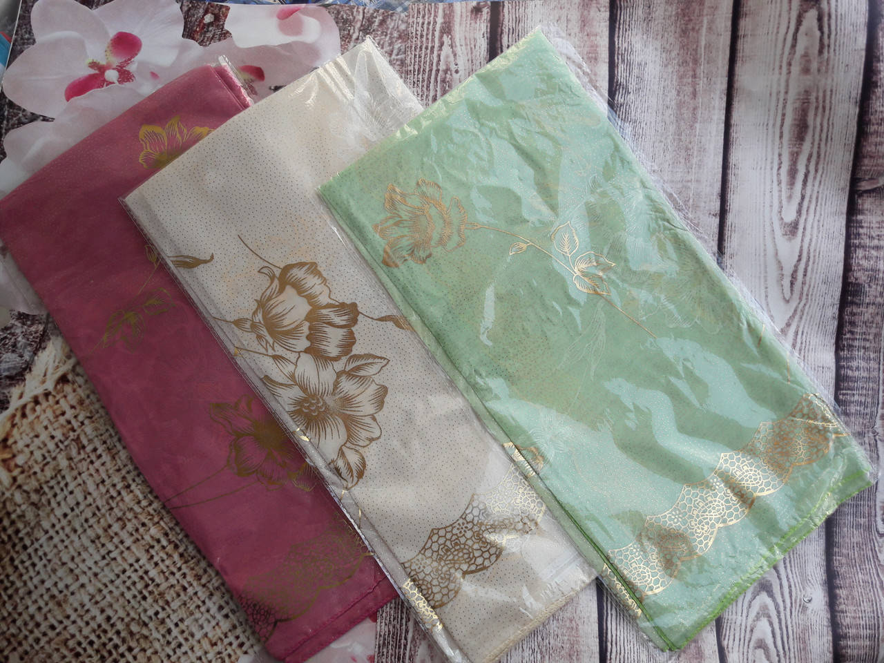 

Женский платок на голову "Лилия", Разные цвета