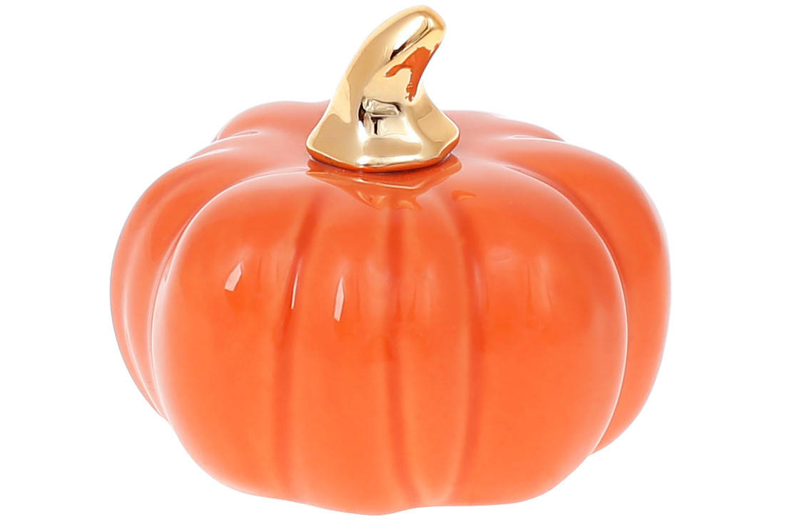 

Фарфоровая тыква для интерьерного декора 7 см