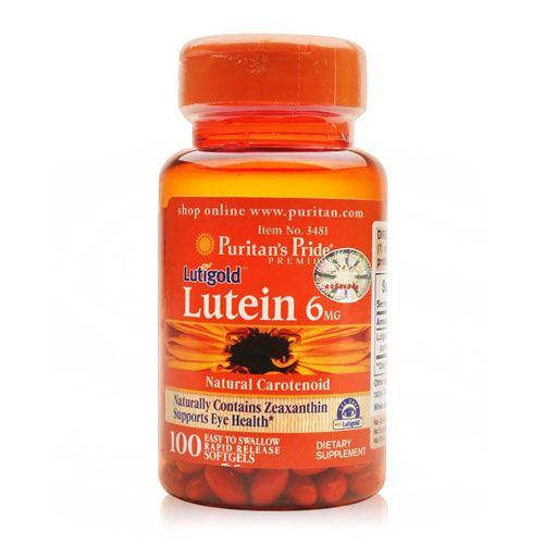 

Витамины - Лютеин - Puritan's Pride Lutein 6 mg with Zeaxanthin 100 softgels