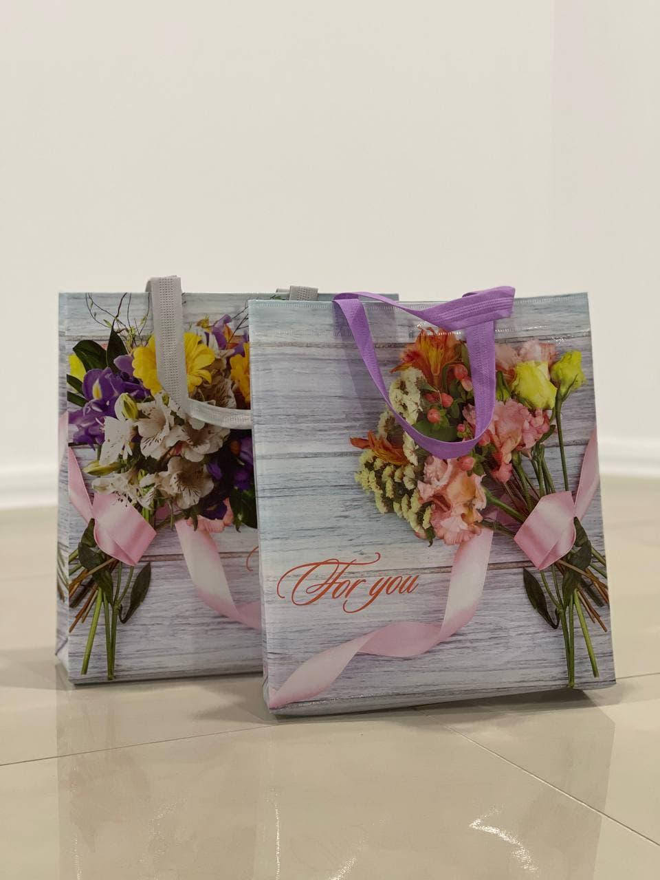 

Эко сумка ламинированная 29*33 см For you