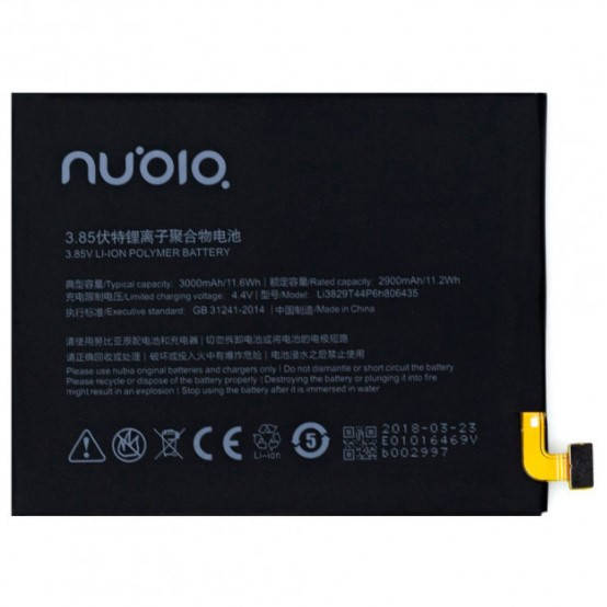 

АКБ ZTE Nubia Z11 NX531J/M2 Lite/M2 Play (Li3829T44P6h806435) (AAAA)