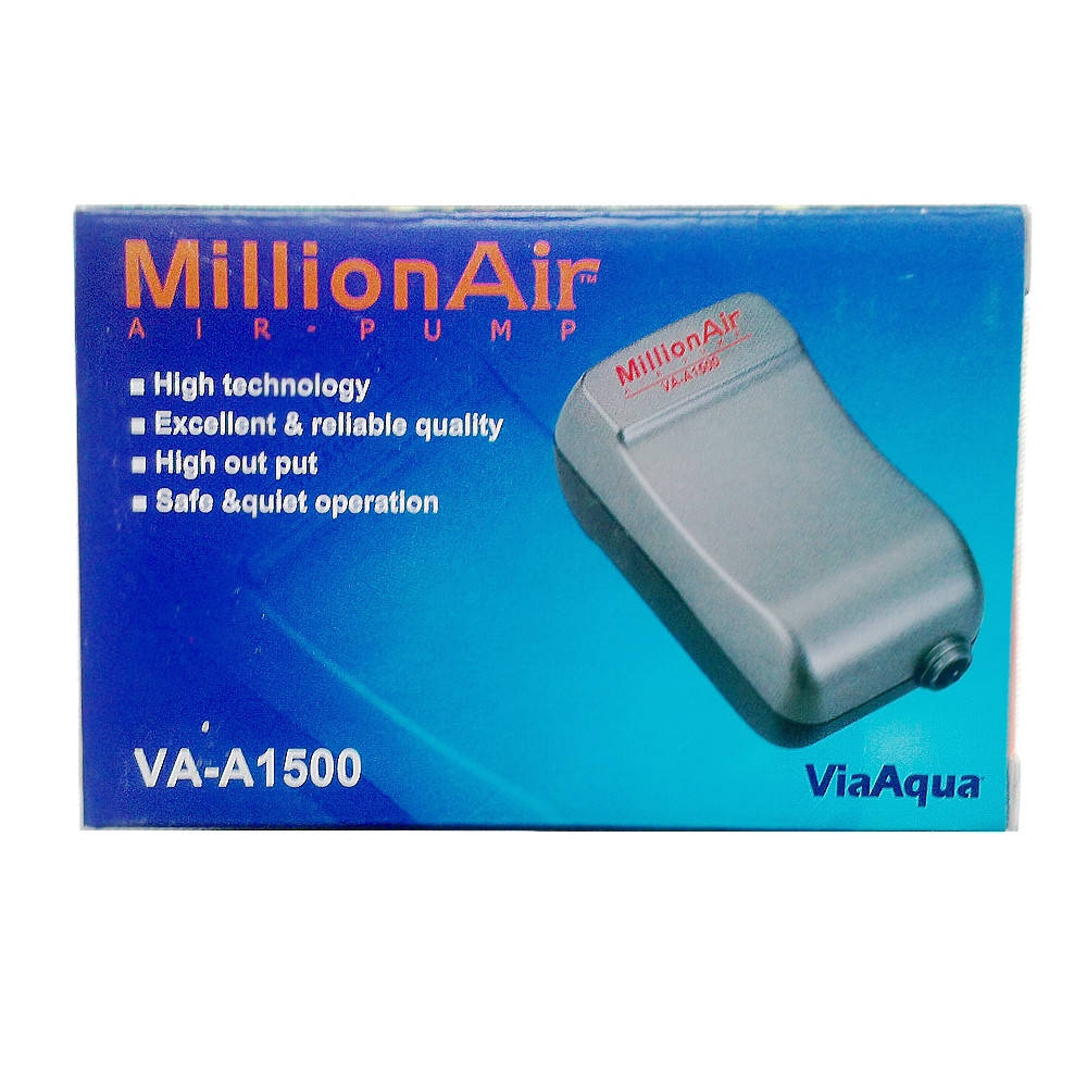 

Одноканальный компрессор для аквариума ViaAqua VA-1500, Atman АТ-А1500