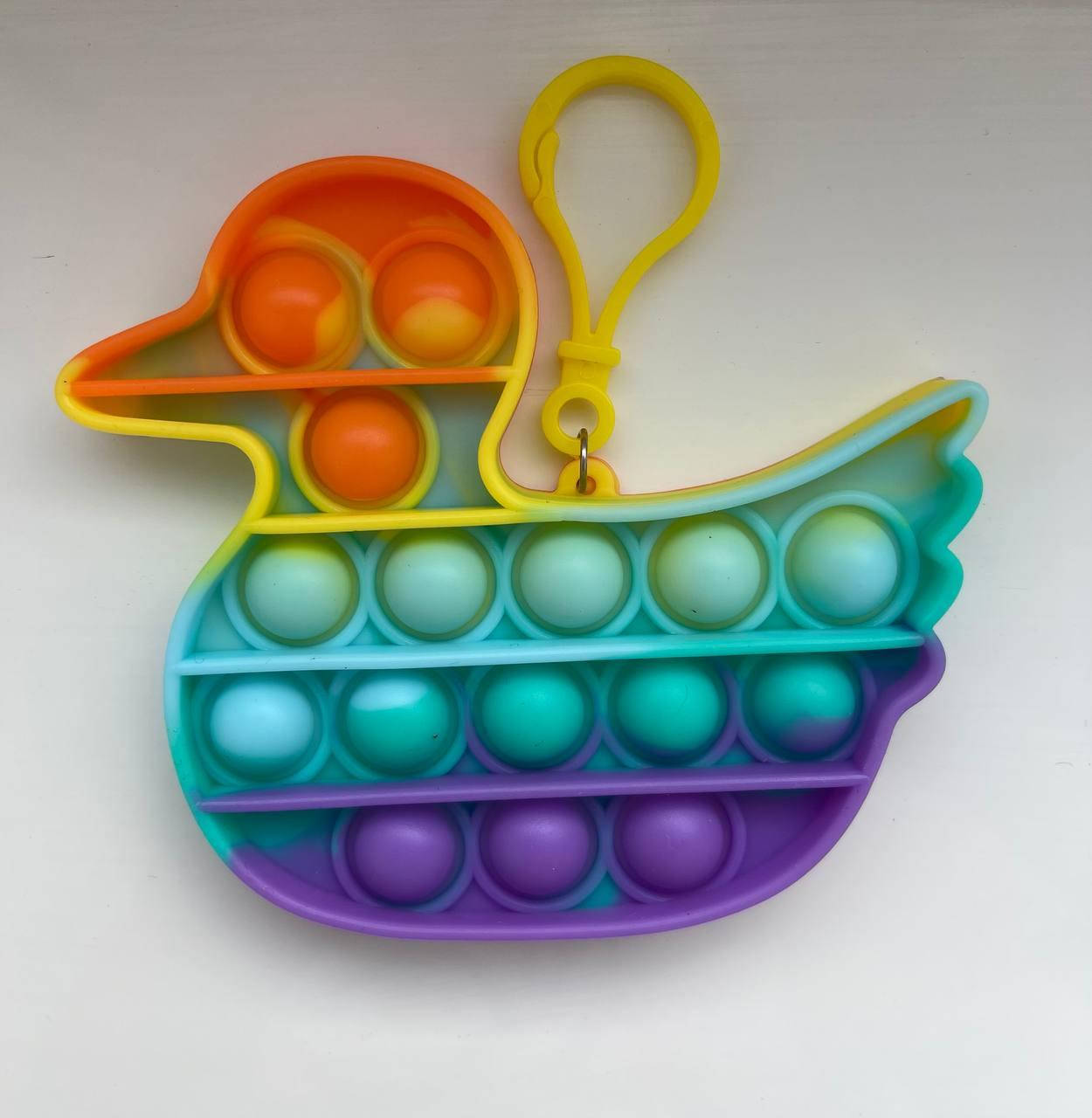 

Вечная пупырка, Игрушка Антистресс для детей. Фиджет Антистрес (поп ит пузыри pop it fidget) Уточка