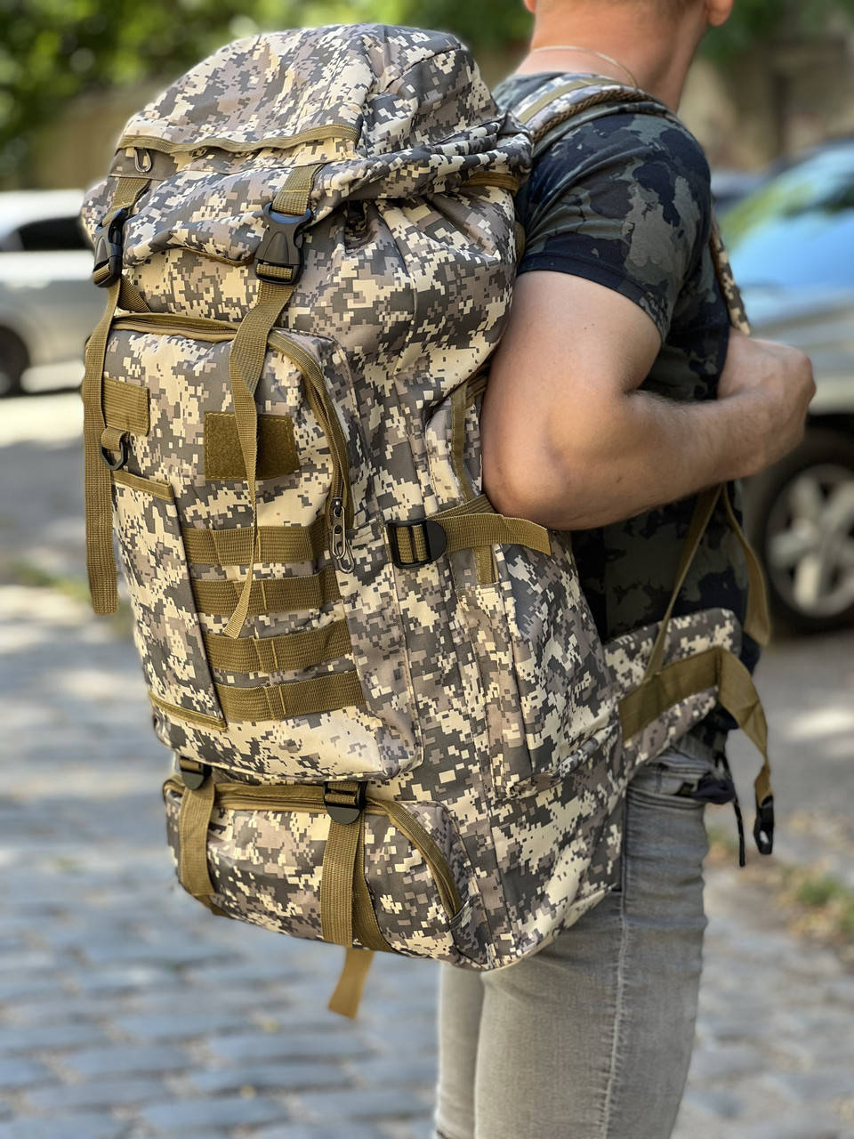 

Рюкзак 85л війсковий, Черный