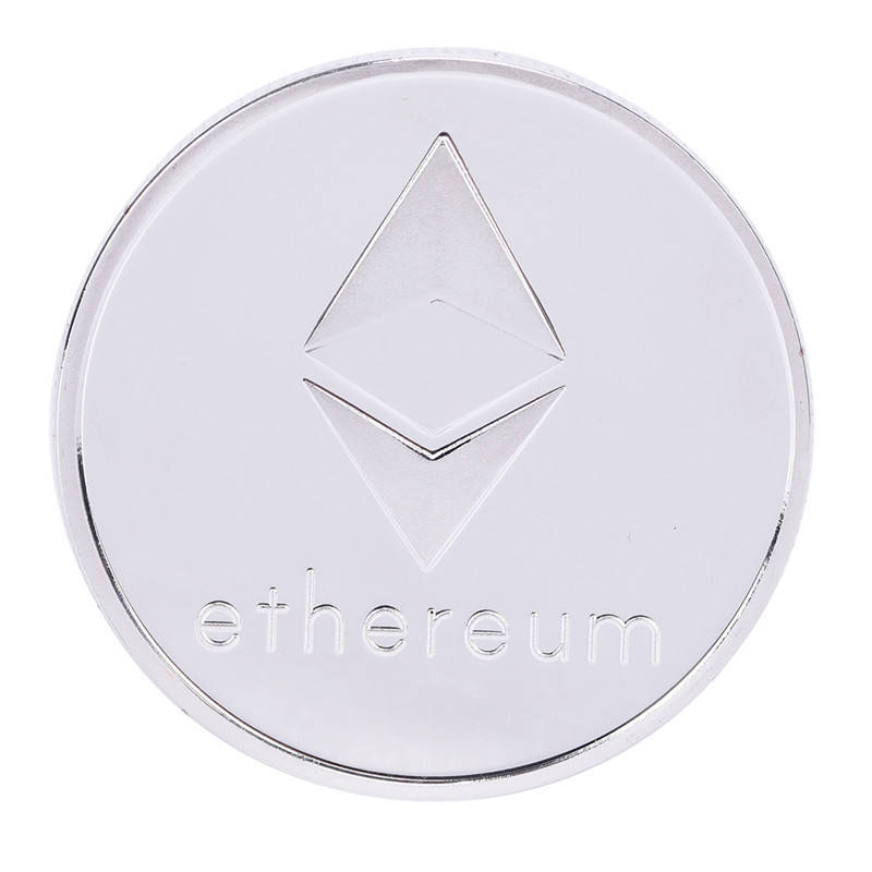 

Монета сувенирная Ethereum цвет: серебряная