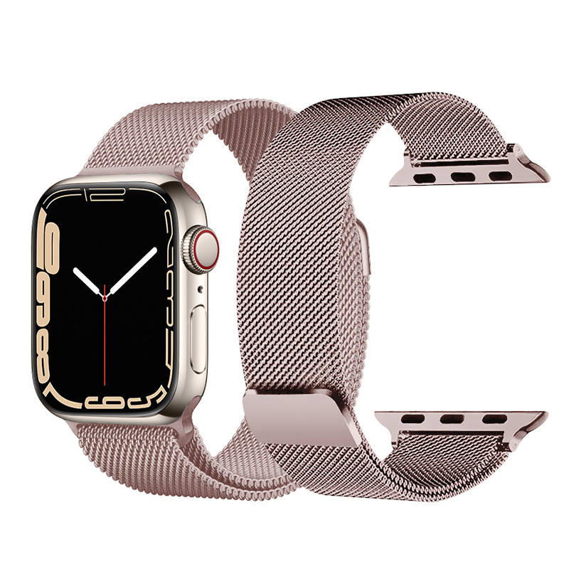 

Ремешок Apple Watch 38/40/41mm миланская петля Pink gold
