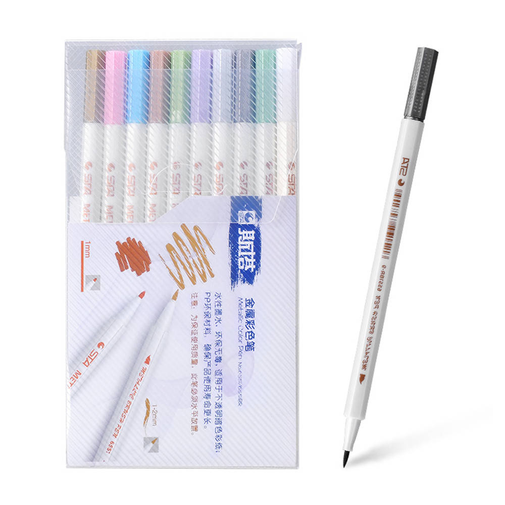 

Набор металлических брашпенов STA Metallic Brush 10 шт (6551BR)