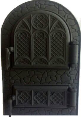 

Дверцы печные, для барбекю "Черная арка" 535х330мм. Дверцы для кухни