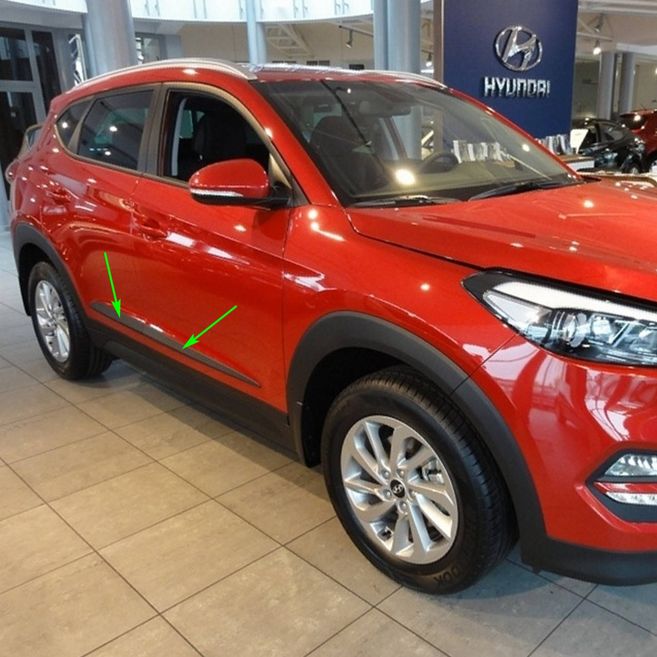 

Молдинги на двери для Hyundai Tucson 2015-2020