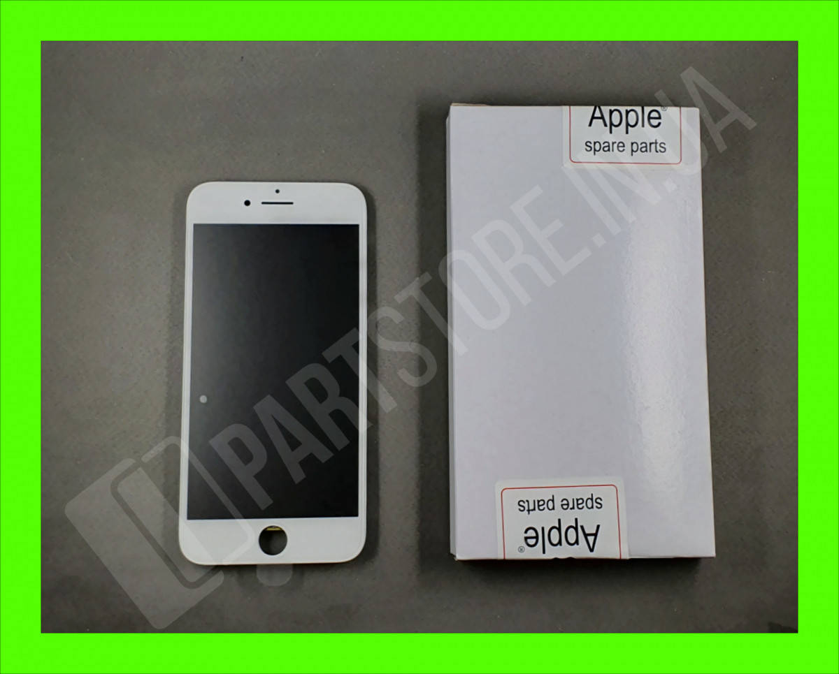 

Дисплей iPhone 7 (4.7") White Original 100% с рамкой (восстановленное стекло), Белый