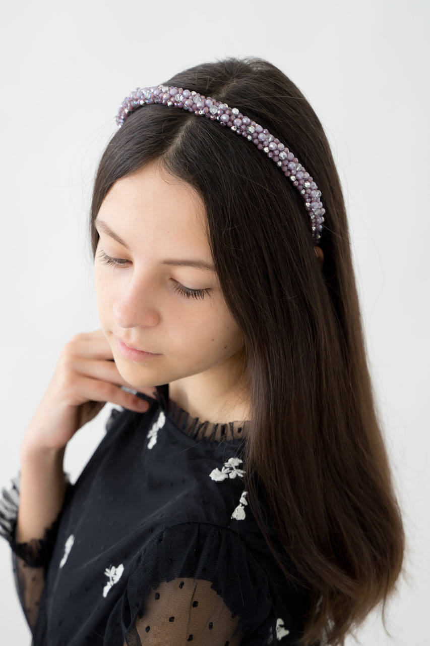 

Обруч для волос Ksenija Vitali Сирень OB-0026, Фиолетовый