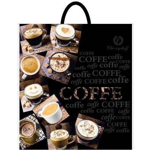 

Сумка с пластиковой ручкой 40*42 КОФЕ-КОФЕ