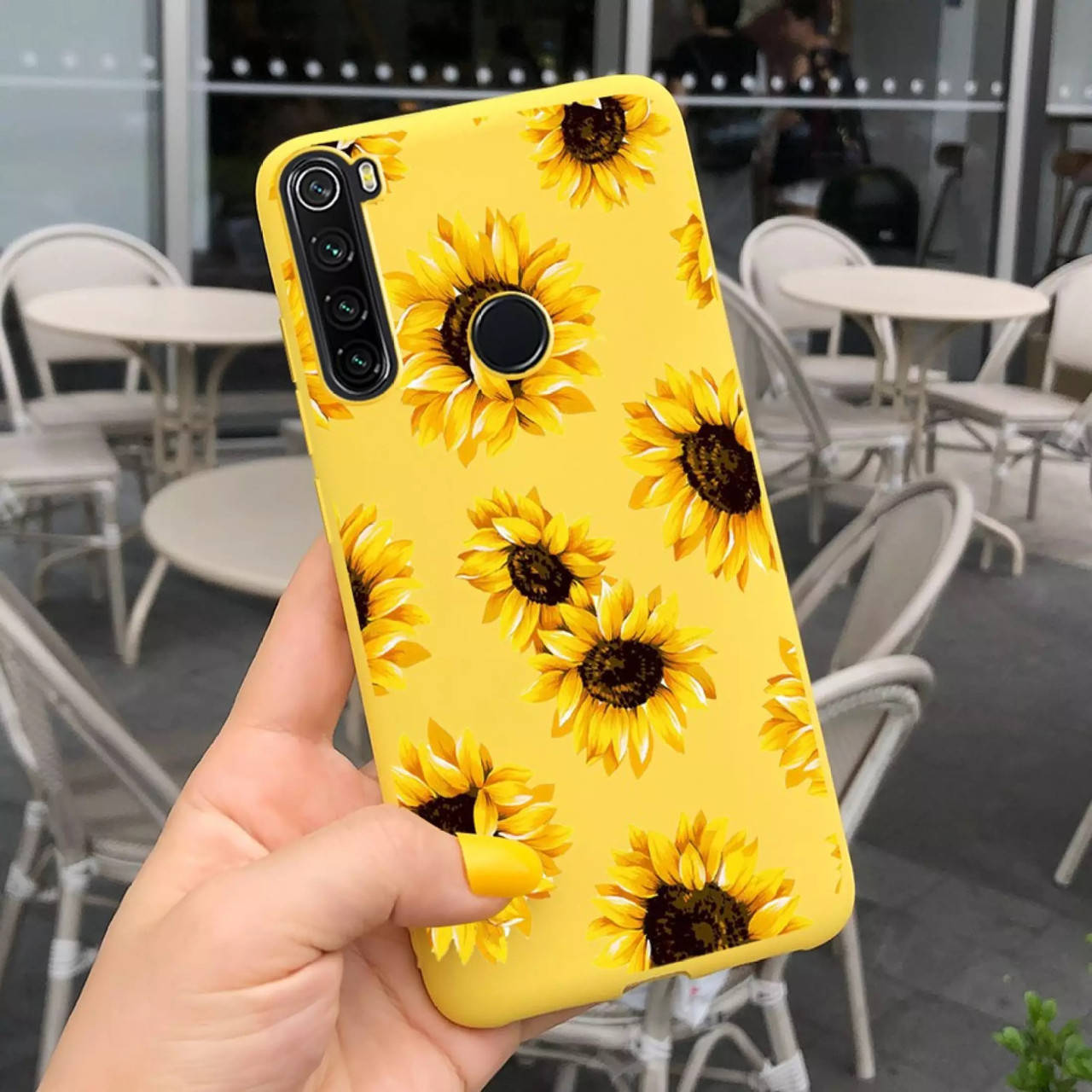 

Чехол Style для Xiaomi Redmi Note 8T силиконовый бампер Желтый Sunflowers