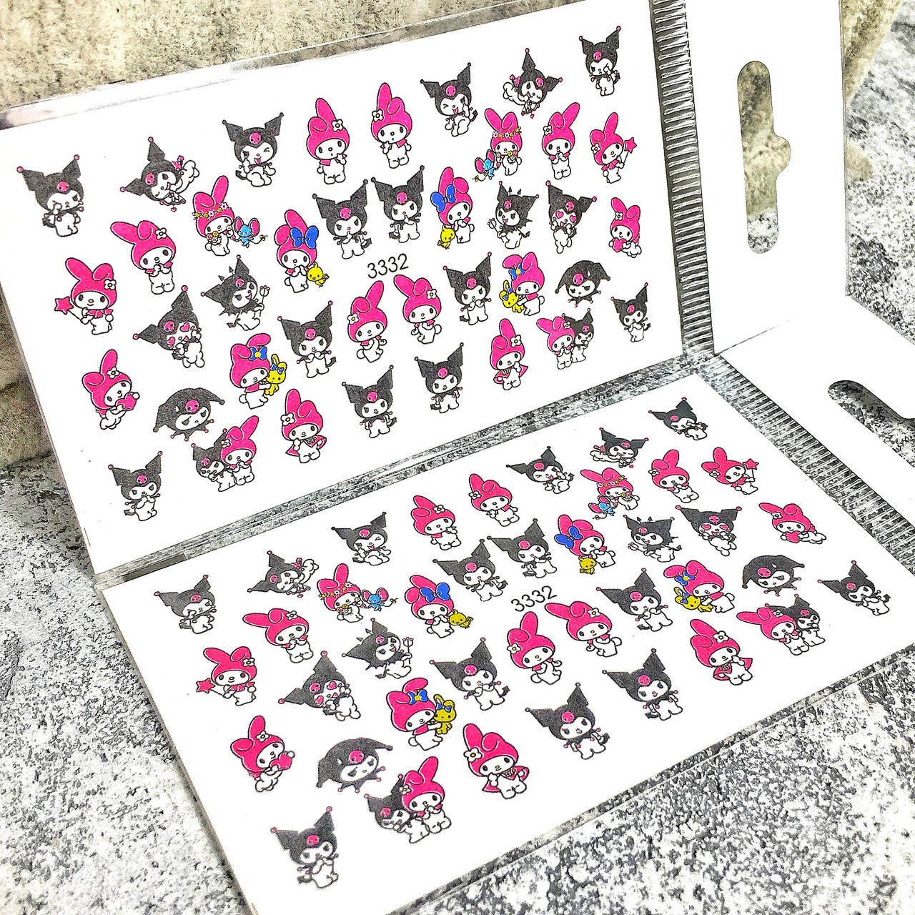 

Слайдер-дизайн, водные наклейки для ногтей №3332, Разные цвета