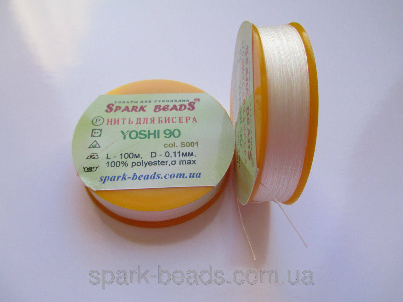 

Японская нить для вышивки бисером Yohsi 90