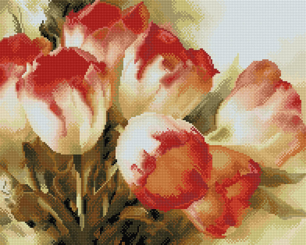 

Набор алмазной мозаики ColorArt 40х50 Тюльпаны SP025