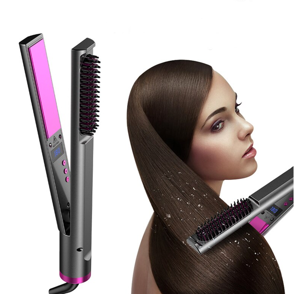

Выпрямитель расческа для волос 3в1 Hair Straightener / Проборы для укладки волос