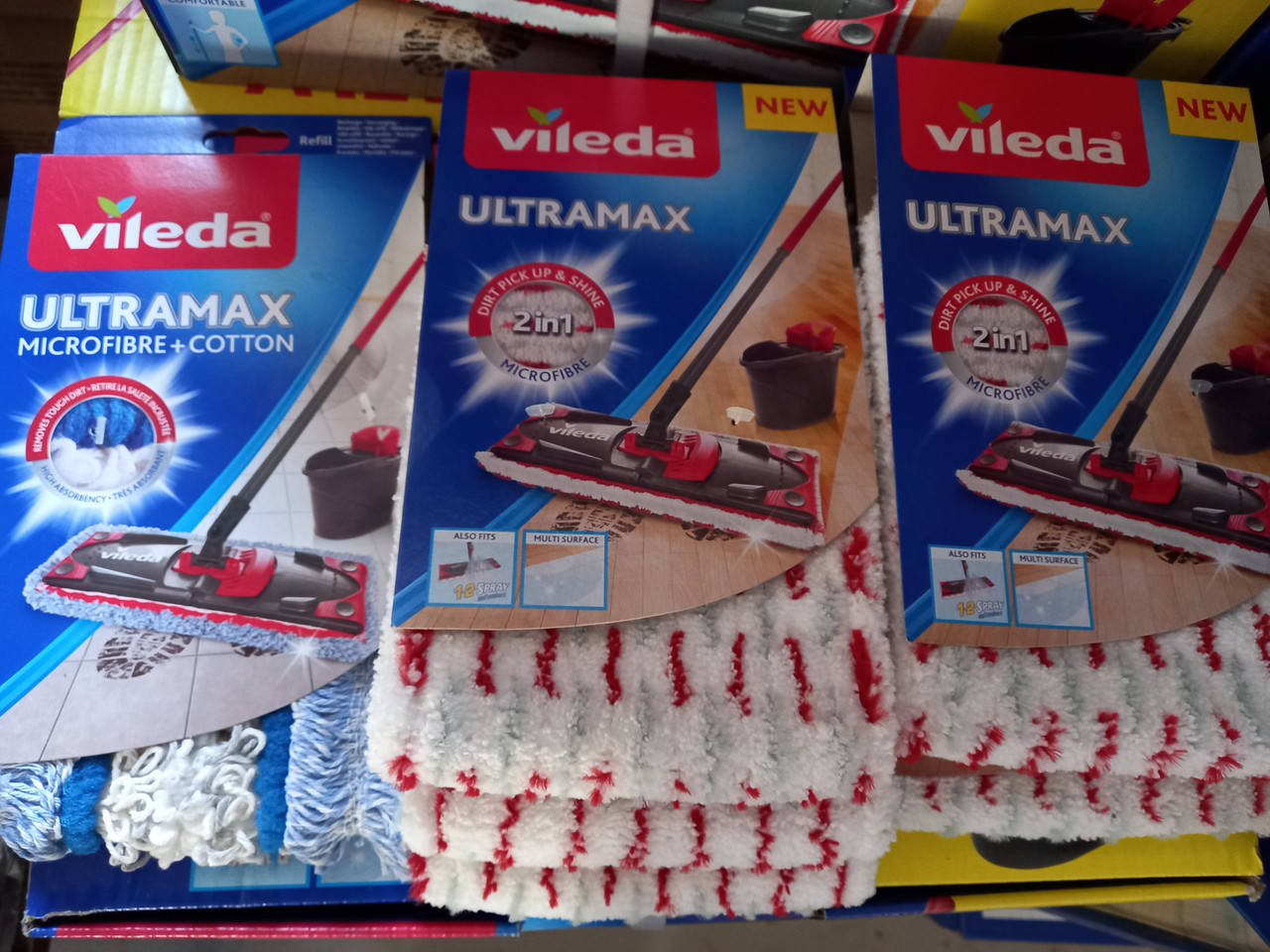 

Моп сменная насадка для швабры Vileda Ultramax тряпка для пола