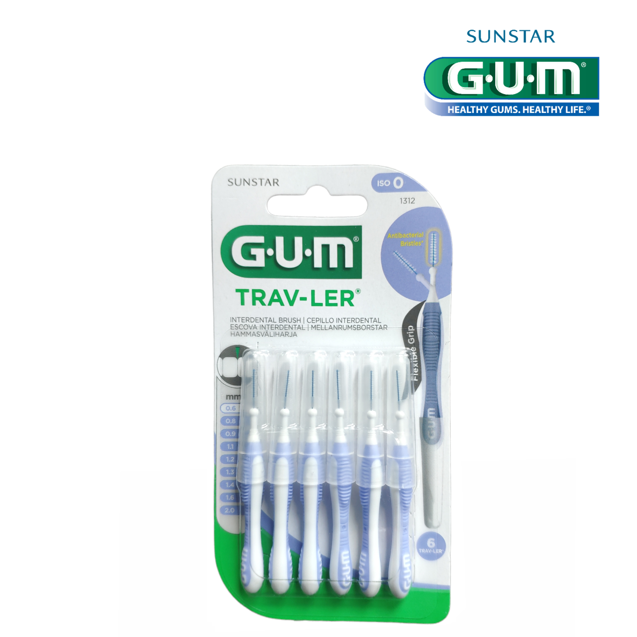 

Межзубная щетка Gum TravLer 0.6 мм 6 шт