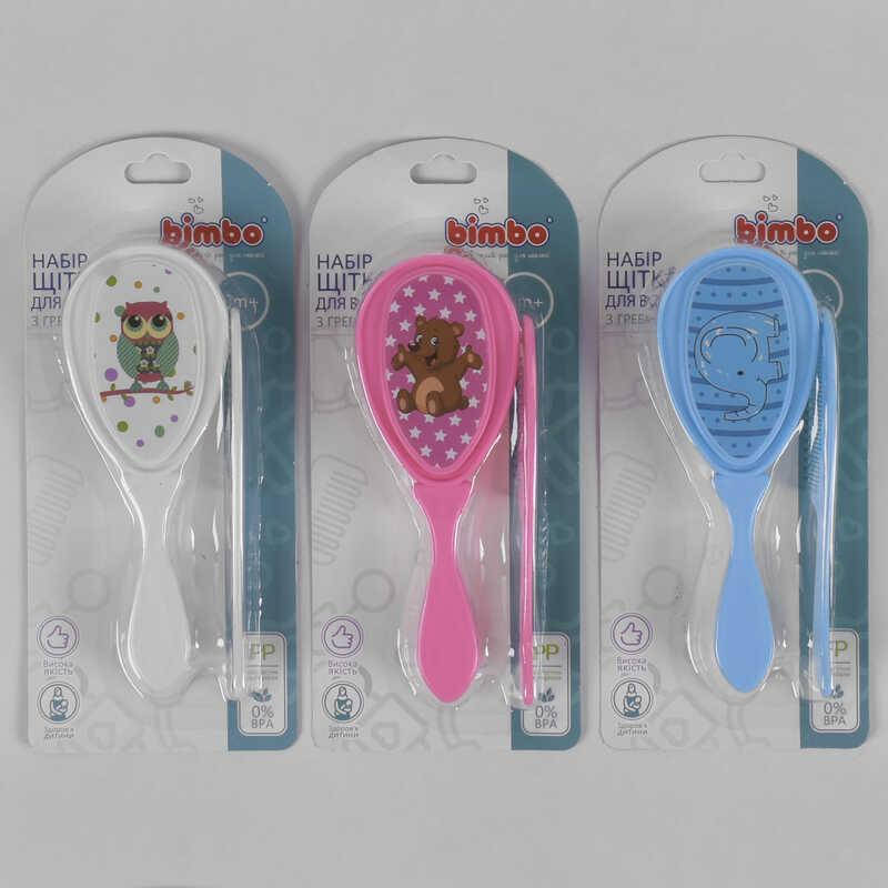 

Гр Расчёска 54101 (288) с гребнем, "BIMBO", 3 цвета, 1шт на листе