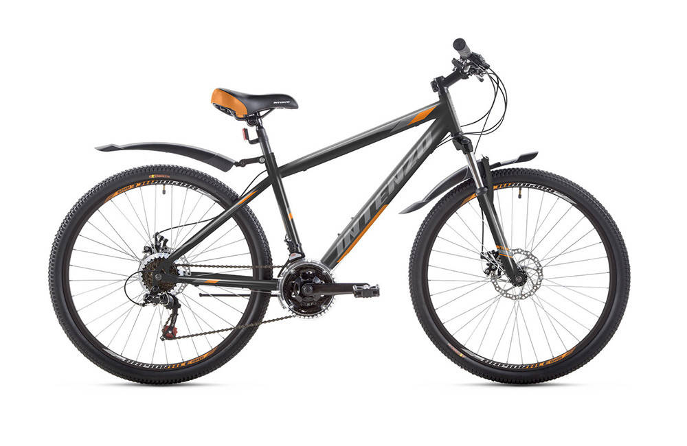 

Велосипед спортивный MTB 26 Intenzo Forsage 13 черно-оранжевый
