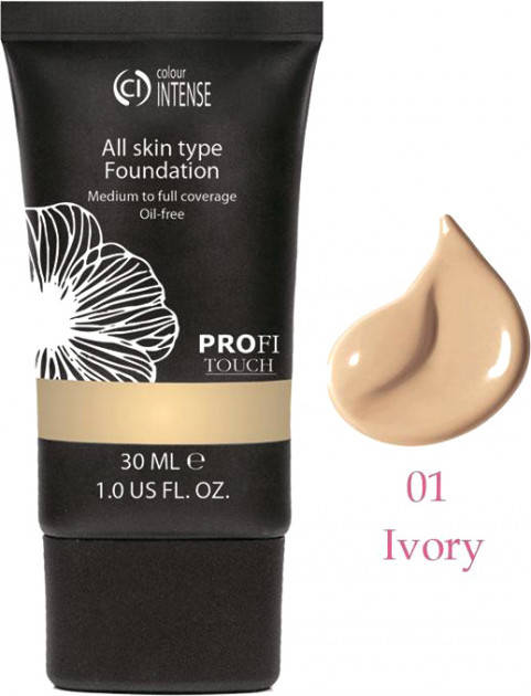 

Тональный крем Colour Intense Profi Touch № 01 Слоновая кость