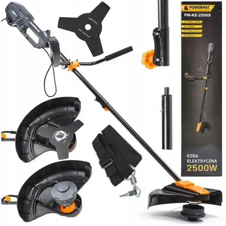 

Электрокосилка 2500Вт POWERMAT PЕ-ТE-2500S, Триммер