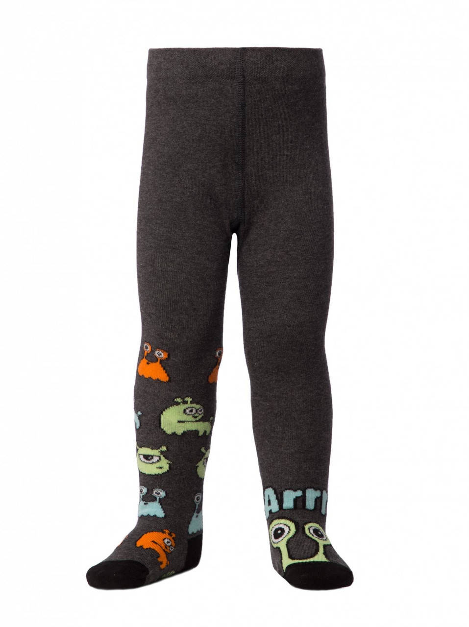 

Колготки дитячі Conte TIP-TOP (веселі ніжки)з веселими равликами 80-86, Темно-серый