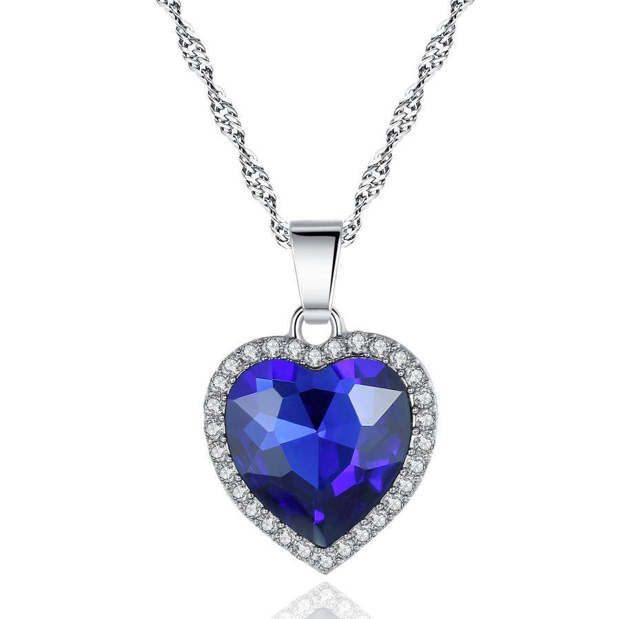 

Кулон Сердце Океана из Титаника кристаллы в стиле SWAROVSKI