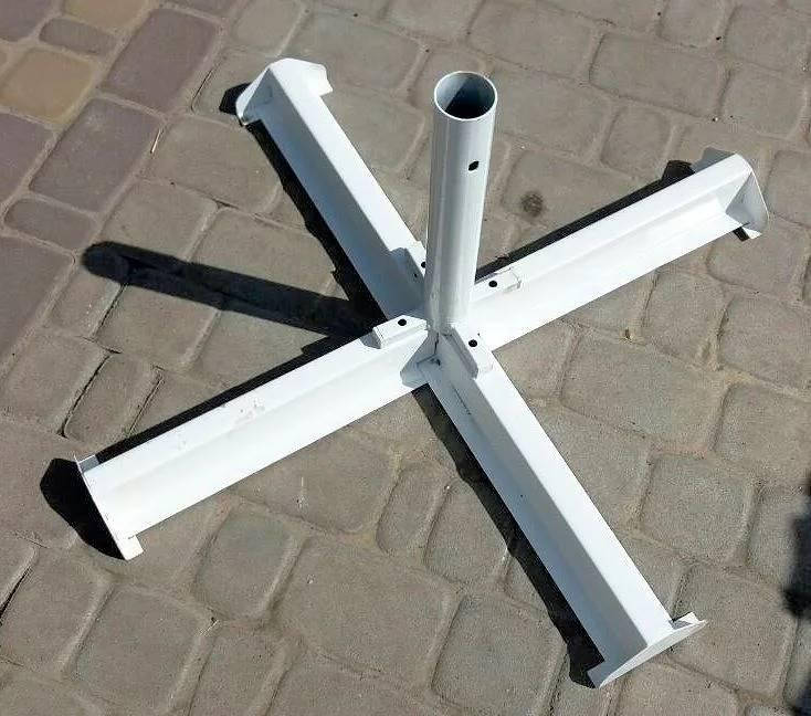 

Раскладная подставка для зонтов большого размера (Торговые зонты), Белый