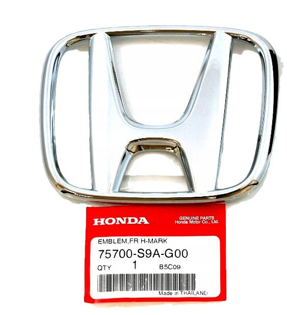 

Эмблема решетки радиатора Honda Accord 03-11/CR-V02-10/Civic 06-08/FR-V 05-09/Legend 75700S9AG00 (хонда акорд)
