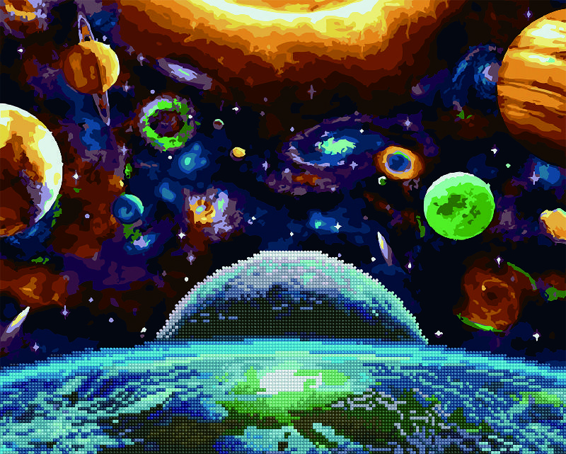 

Картина по номерам Солнечная система (GZS1147) 40 х 50 см (Без коробки)