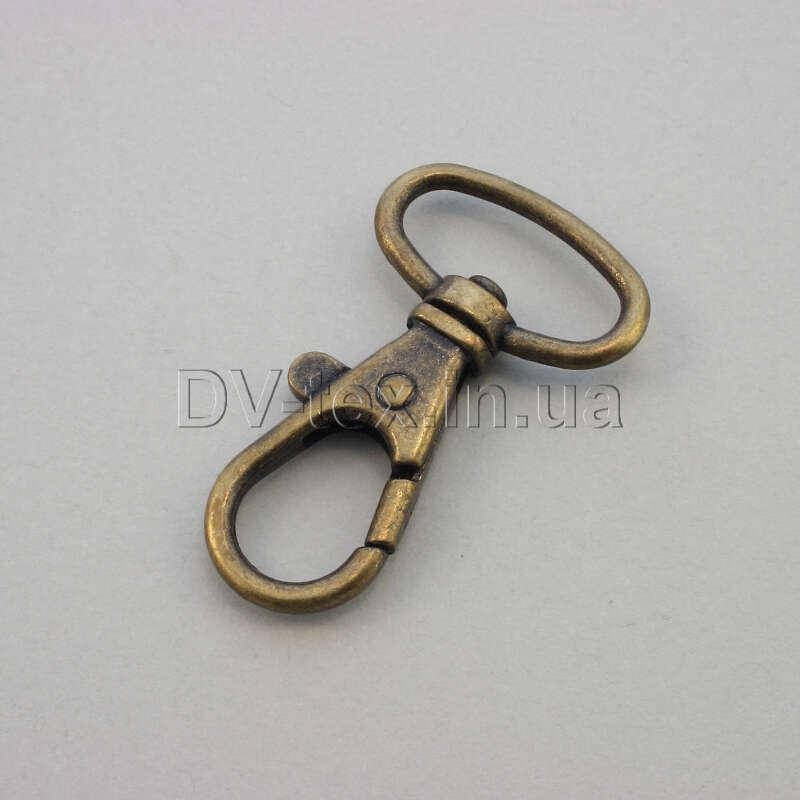 

Карабин для сумок 19мм, MTКР-19 (8023/4022), антик