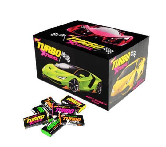 

Жевательная резинка TURBO Xtreme 100 шт
