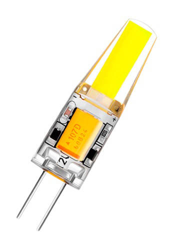 

Капсульная Светодиодная Лампа BIOM G4 3,5W 220V (силикон) 4500К нейтральный белый
