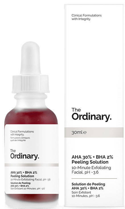 

The Ordinary AHA 30% + BHA 2% Peeling Solution 30ml Кислотный пилинг Коробочка примята