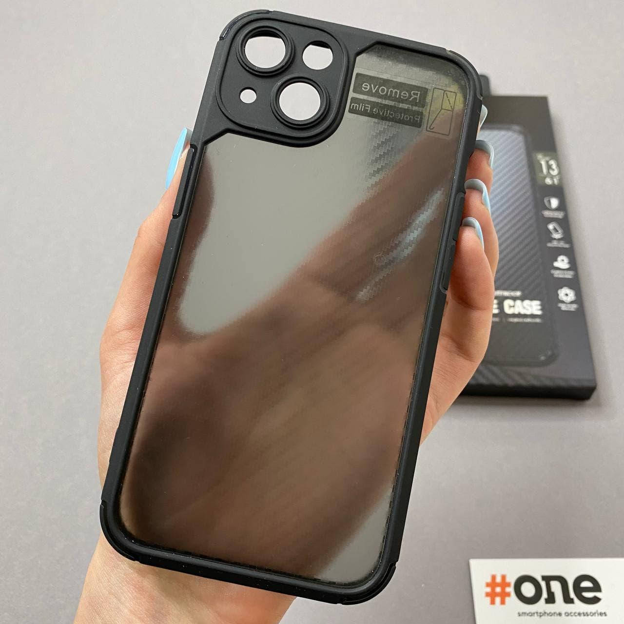 

Чехол для Apple iPhone 13 противоударный с защитой для камеры чехол на телефон айфон 13 черный CPC