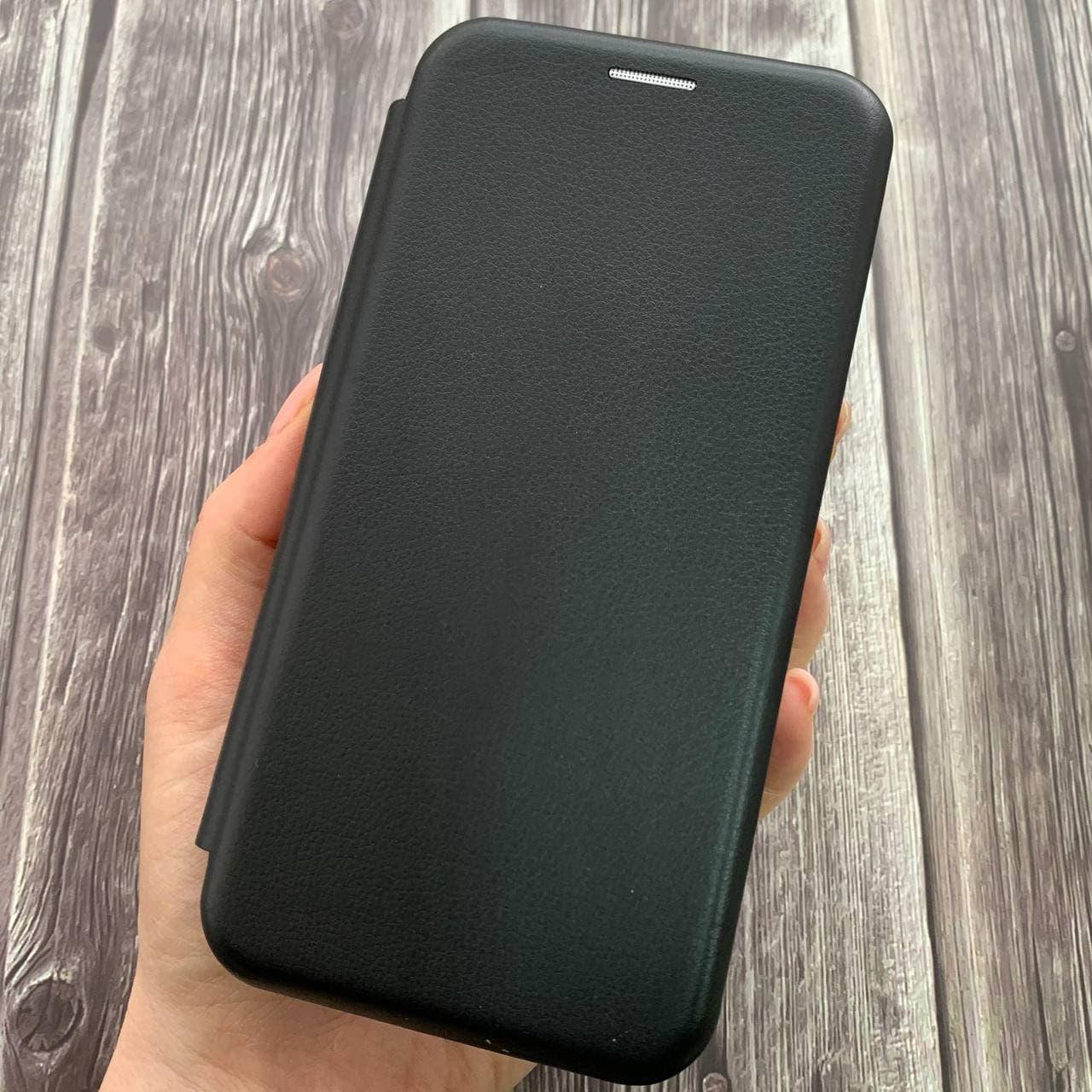 

Чехол книга для Xiaomi Mi A2 Lite с эко кожи с подставкой книжка на телефон сяоми ми а2 лайт черная STN, Черный