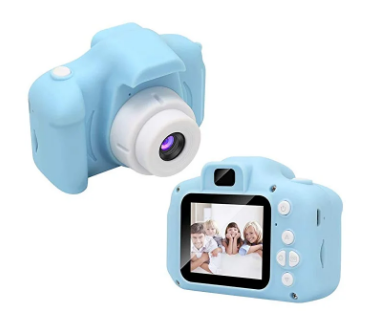

Цифровой детский фотоаппарат голубой+карта памяти 16GB - 200567