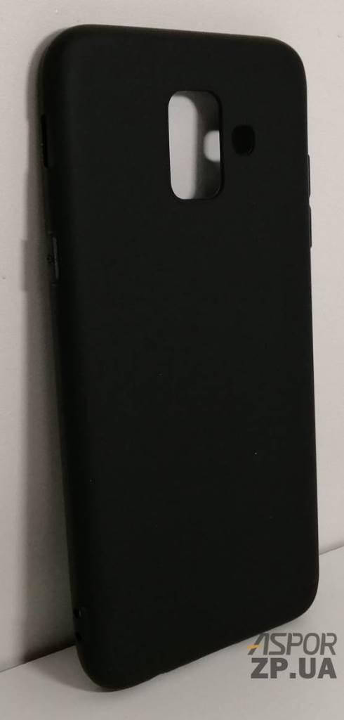 

(ZP) Чехол-накладка TPU Soft case для Samsung A6 2018/A600- черный