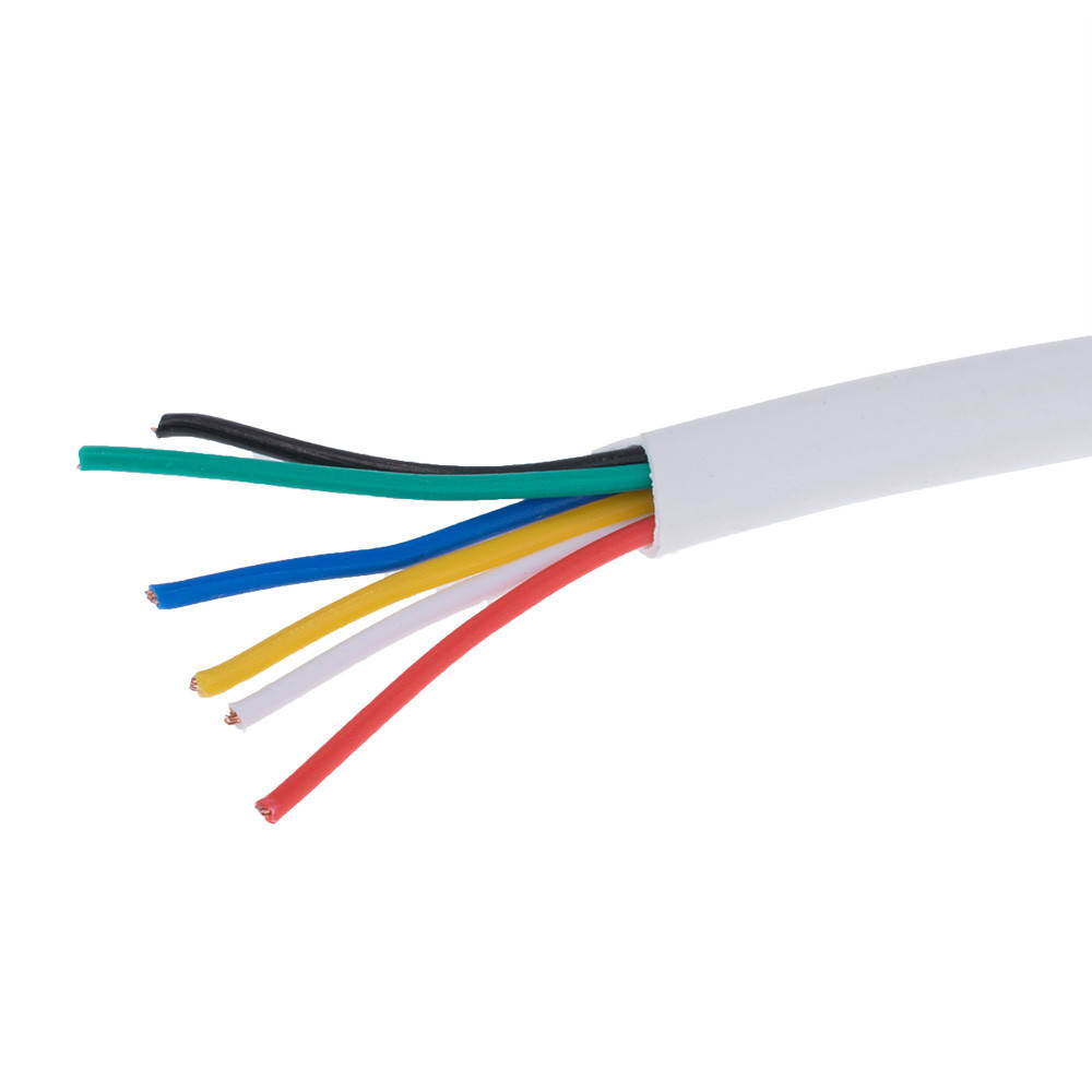 

Провод сигнальный 6х0,22 белый KLS