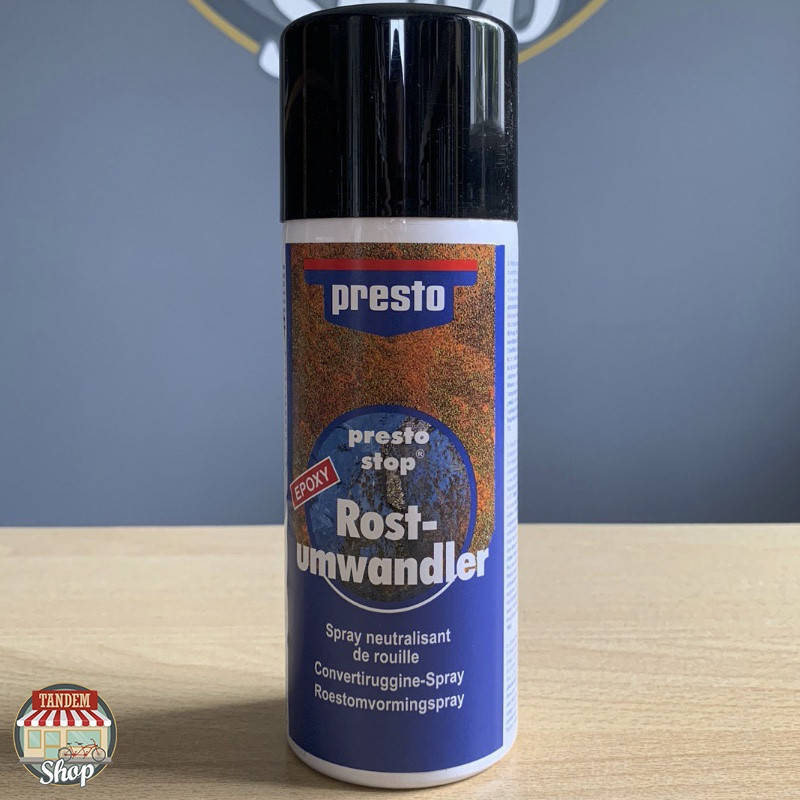 

Преобразователь ржавчины Presto Stop Rost-umwandler, 400 мл Аэрозоль, Черный