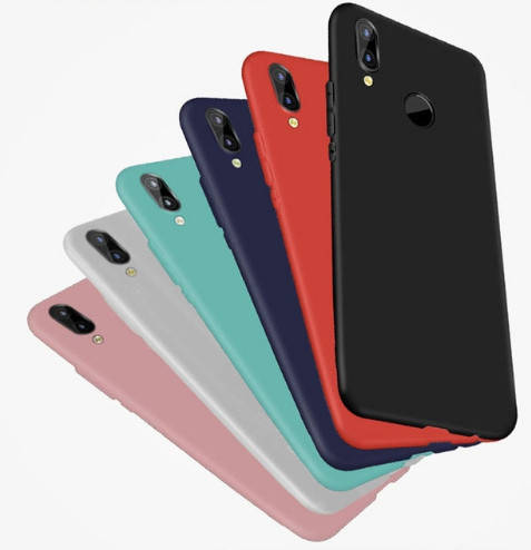 

Силиконовая накладка для Huawei Honor 8X Soft ( Хуавей Хонор 8 икс ), Голубой