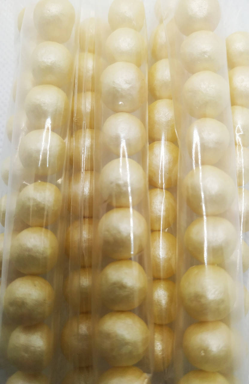 

Кульки цукрові перламутрові ЖОВТІ д 10 мм, Бирюзовый