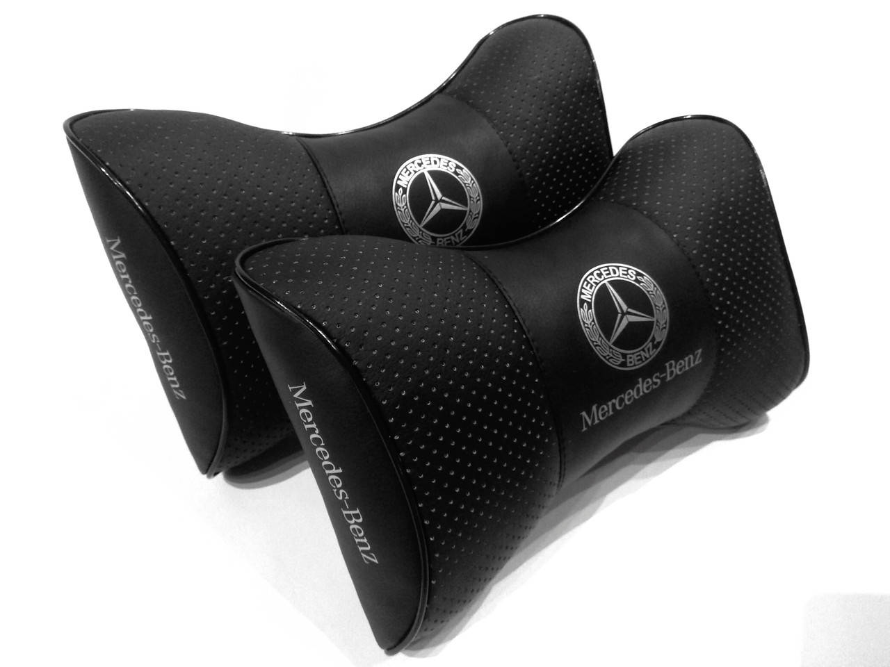 

Подушка на подголовник в авто Mercedes-Benz 1шт., Черный